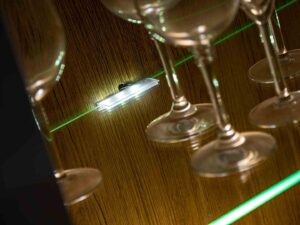 miniaturka Biała Meblościanka LED Nowoczesna Olivia