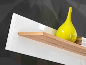 miniaturka Biała Meblościanka LED Nowoczesna Olivia