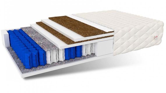 Materac z Podwójnym Kokosem Bardzo Twardy POPPY MAX DOUBLE