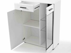 miniaturka Biała Komoda 110 cm do Pokoju Noah