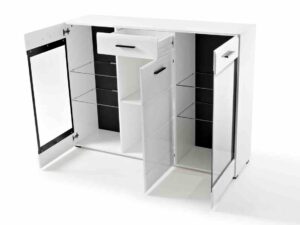 miniaturka Biała Nowoczesna Komoda do Salonu Noah