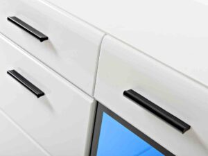 miniaturka Biała Witryna LED 75 cm do Salonu Noah