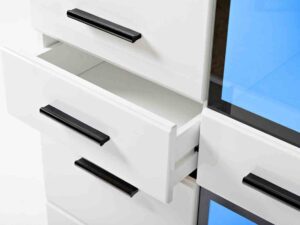 miniaturka Biała Witryna LED 75 cm do Salonu Noah