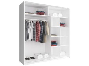 miniaturka Pojemna szafa z lustrzanymi frontami WESTA III 200cm