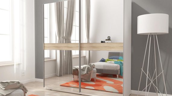 Szafa Przesuwna 150cm Dwudrzwiowa Westa V - obrazek 3