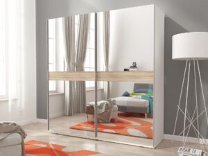 miniaturka Szafa ubraniowa z lustrem na froncie WESTA V 200cm