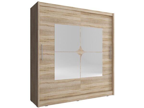 Szafa duża przesuwna z dodatkiem lustra