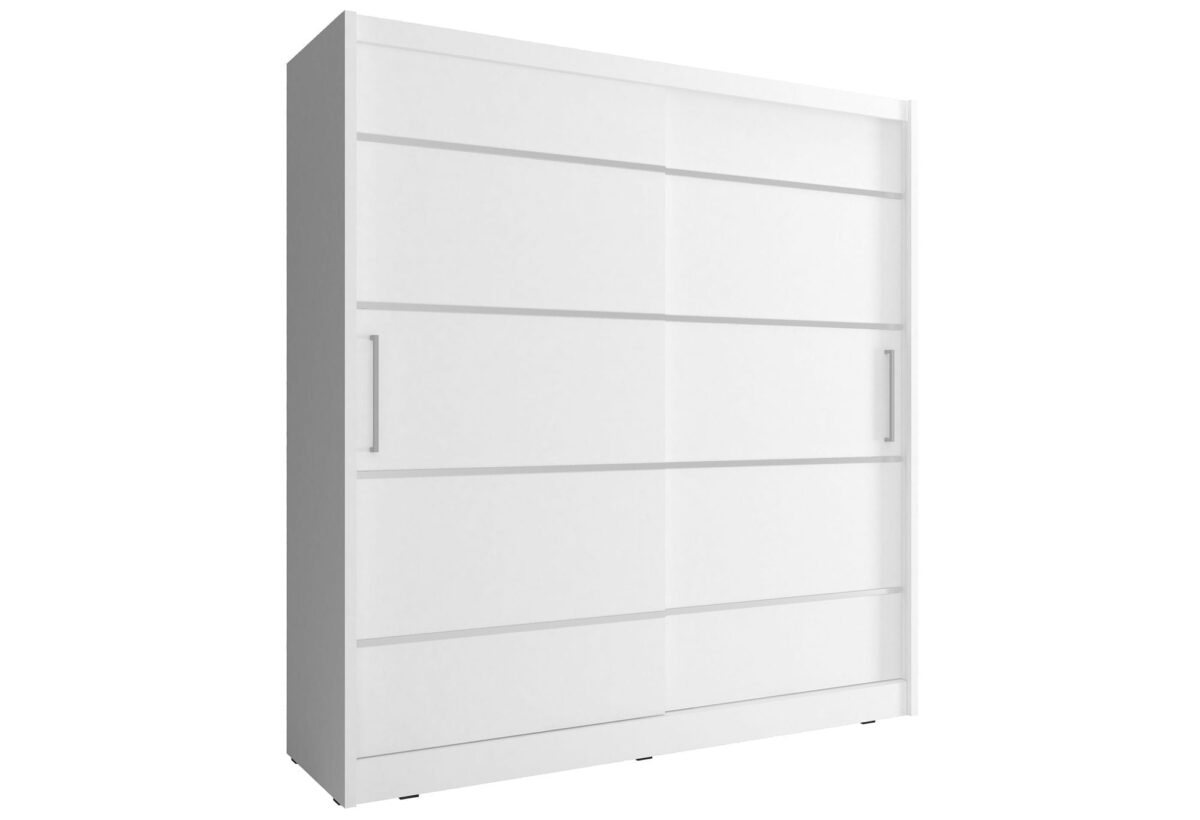 Nowoczesna Szafa na Ubrania 200 cm FEBUS ALU