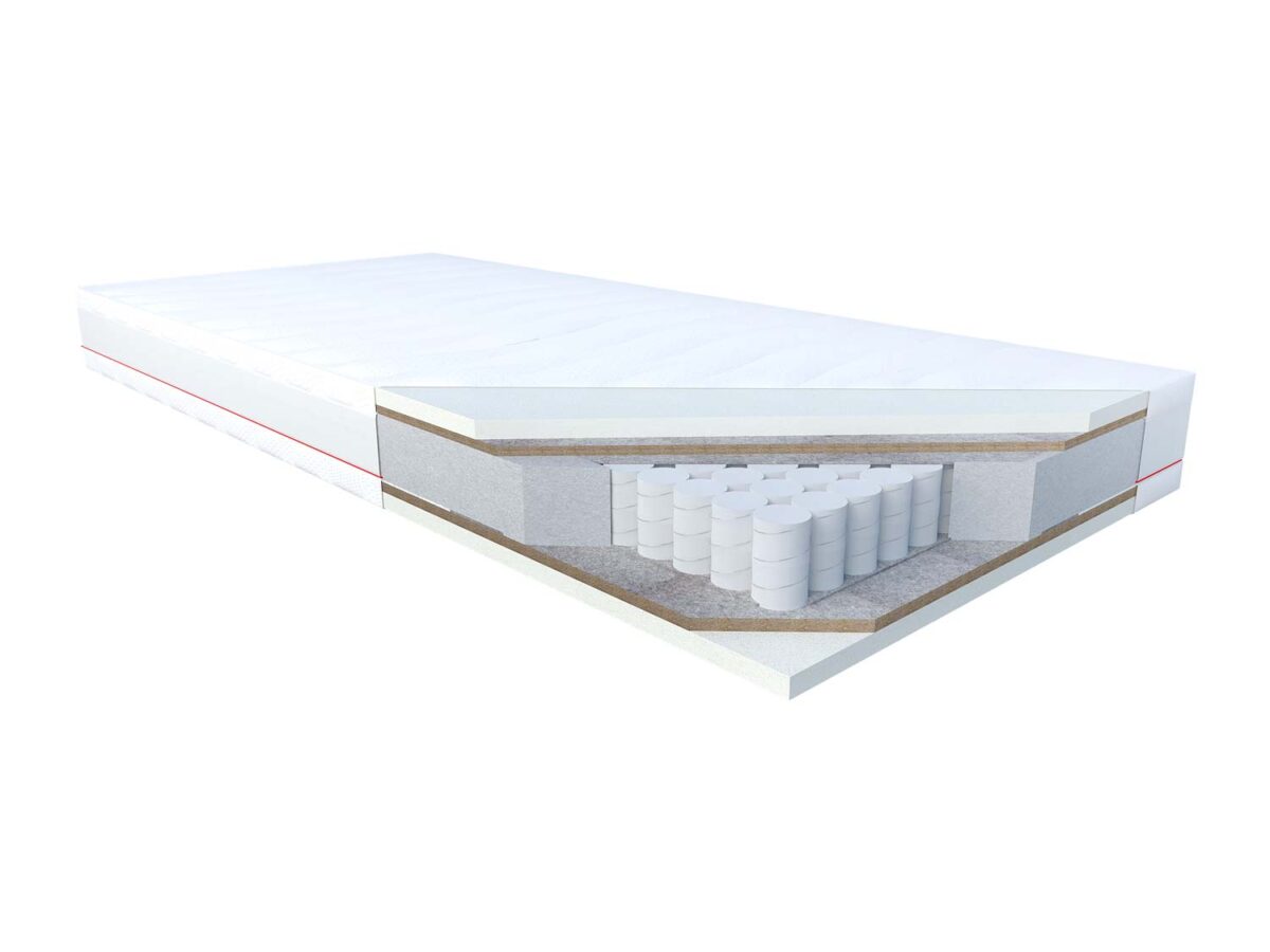 Materac kieszeniowy kokos LUNA DREAM