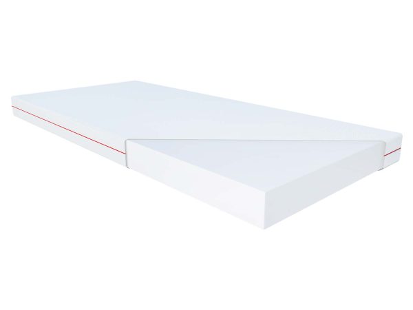 Materac z warstwą lateksową i pokrowcem pikowanym