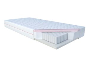 Materac sprężynowy kieszeniowy 180×200 QUARTZ SMART