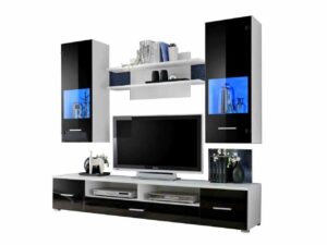 miniaturka Meblościanka z LED do Salonu Zoe