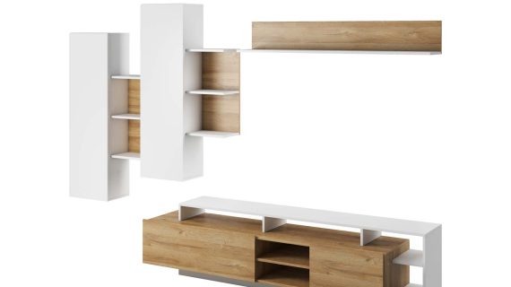 Modna meblościanka do pokoju Alvos