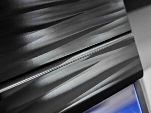 miniaturka Czarna Meblościanka RTV 260 cm Mia