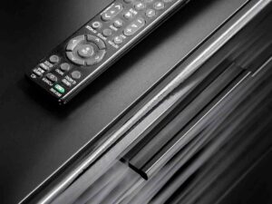 miniaturka Czarna Meblościanka RTV 260 cm Mia