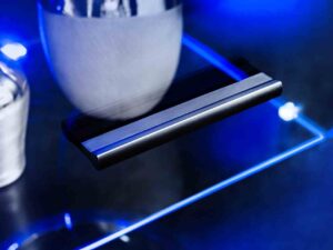 miniaturka Czarna Meblościanka RTV 260 cm Mia