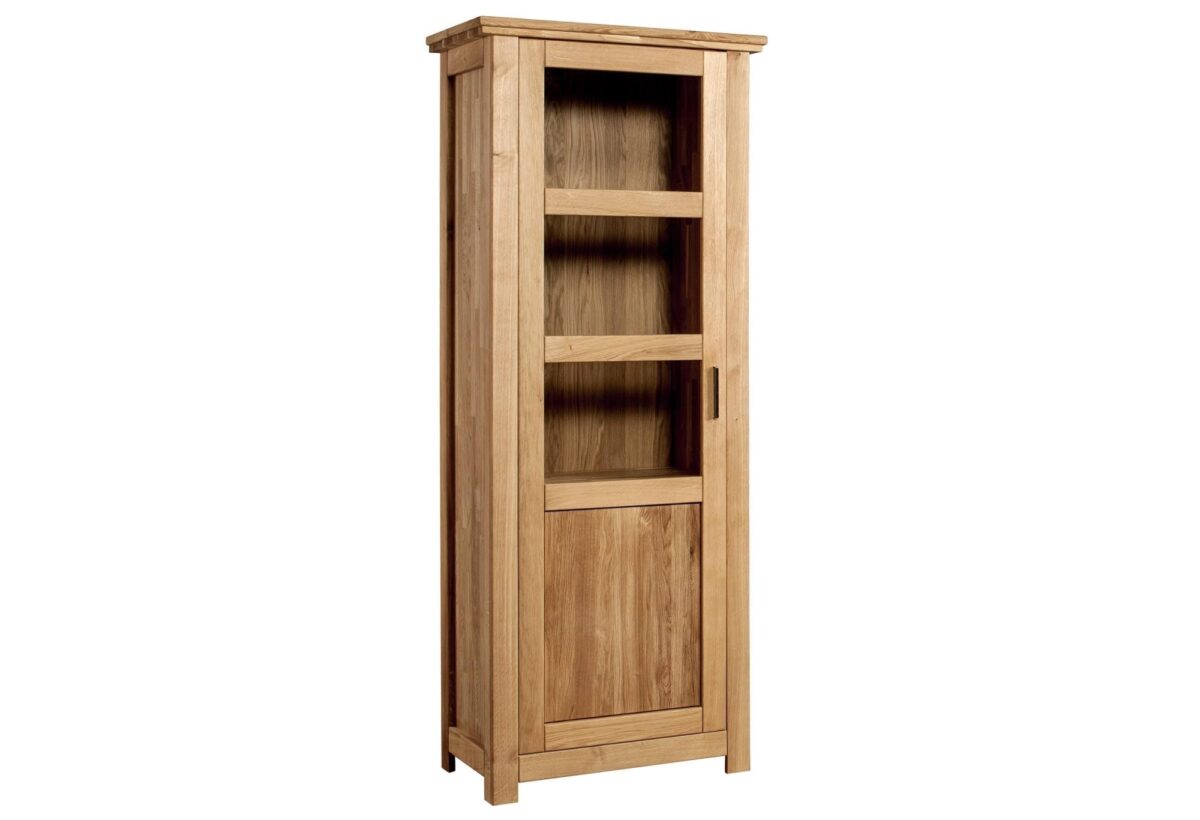 Drewniana Oszklona Gablota Lewa Mediolan