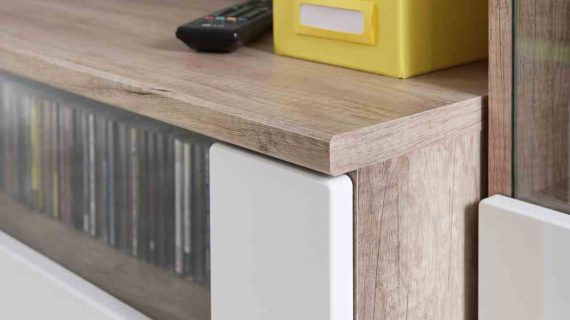 miniaturka Meblościanka Biała z Drewnem Isabella