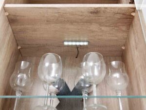 miniaturka Meblościanka Biała z Drewnem Isabella