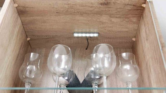 miniaturka Meblościanka Biała z Drewnem Isabella