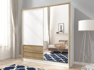 miniaturka Dwudrzwiowa Szafa z Lustrem 200 cm CERES