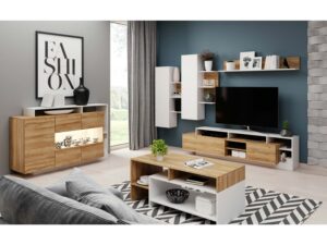 miniaturka Modna meblościanka do pokoju Alvos