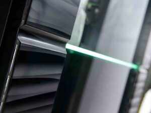 miniaturka Czarna Meblościanka 240 cm z LED Chloe 1