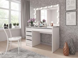 miniaturka Toaletka z oświetleniem i Lustrem Ada