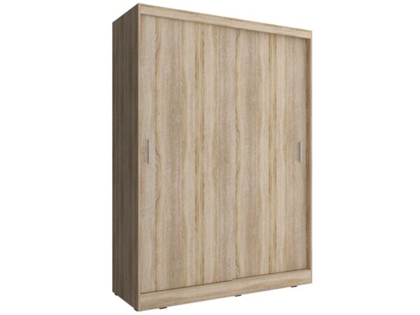 Szafa w stylu klasycznym z naturalnym dekorem drewna