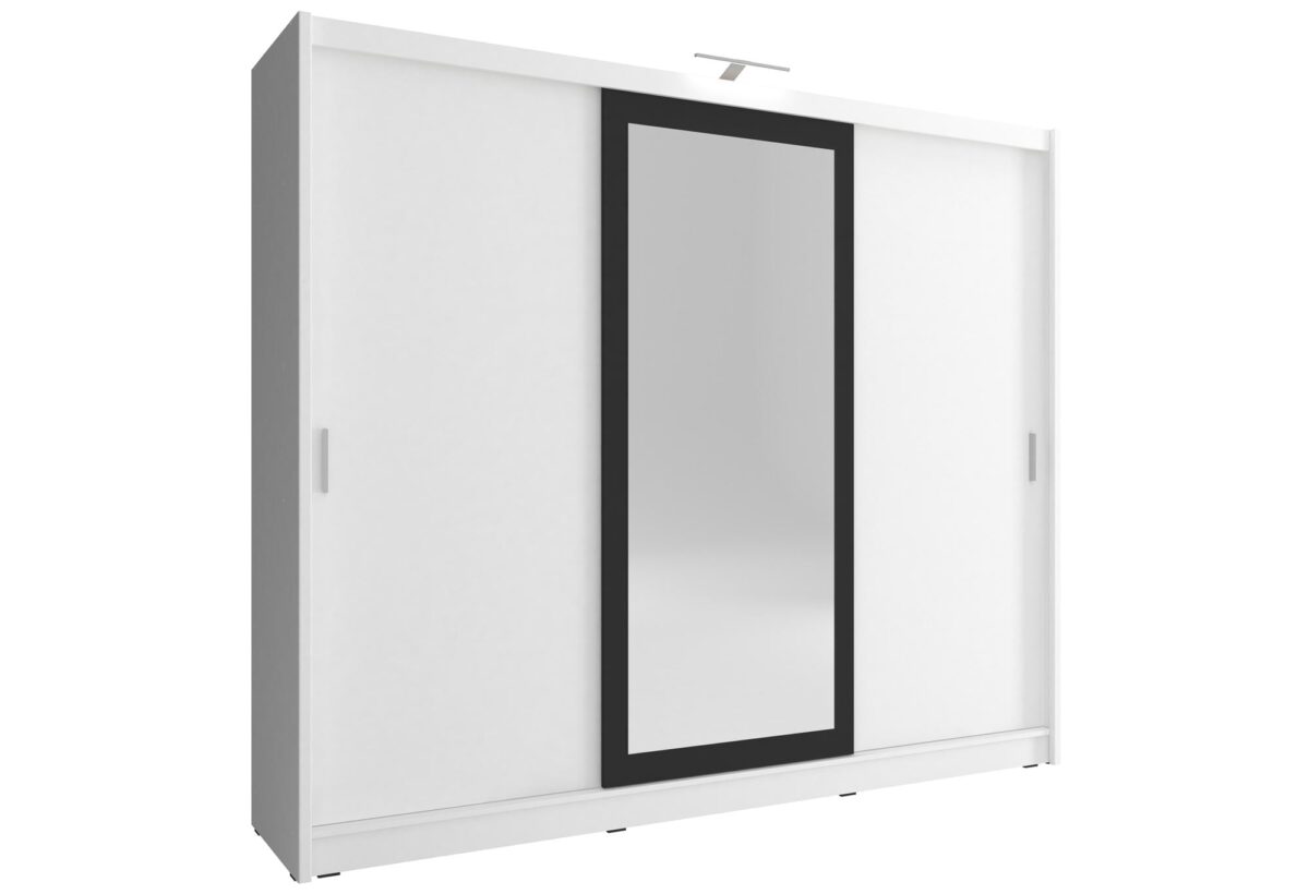 Duża trzydrzwiowa szafa na ubrania ZEFIR II 250cm