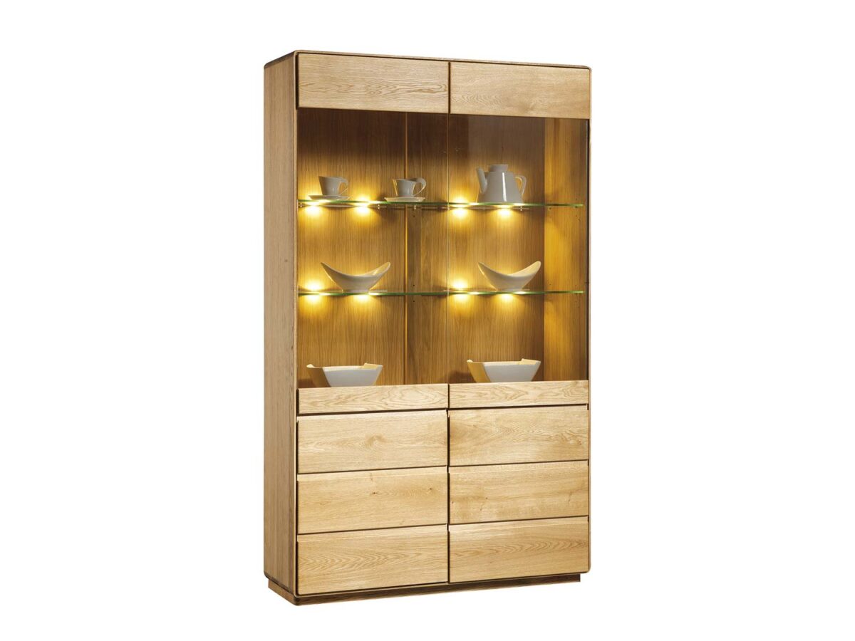 Drewniana Witryna 120 cm Tacoma