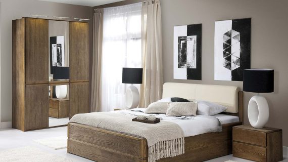 miniaturka Niska Szafka Nocna z Drewna Tacoma