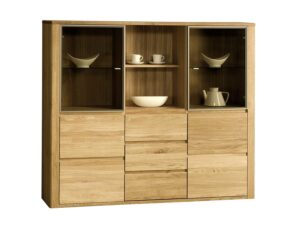 miniaturka Kredens Drewniany na Szkło Pekin