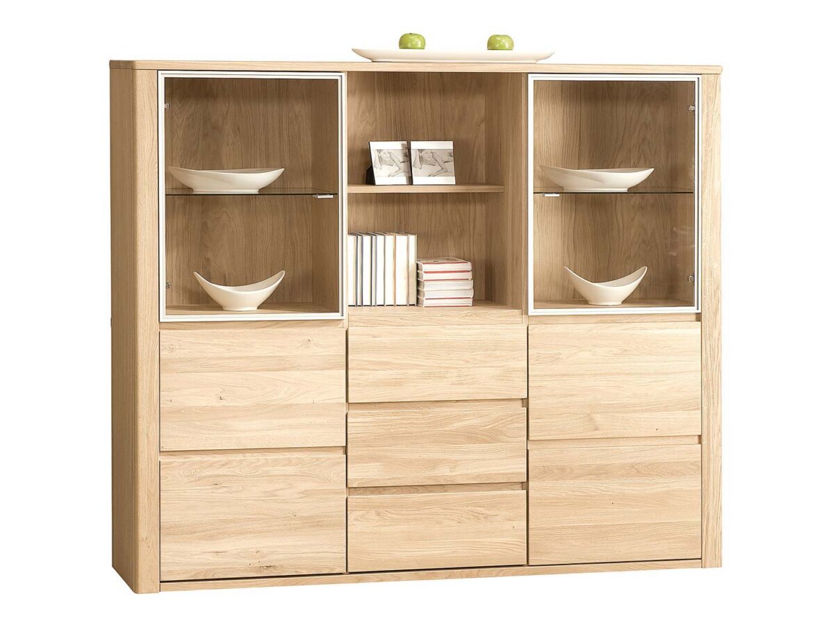 Kredens Drewniany na Szkło Pekin