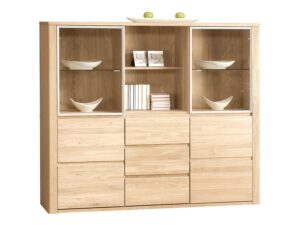 Kredens Drewniany na Szkło Pekin