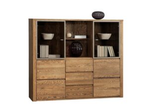 miniaturka Kredens Drewniany na Szkło Pekin