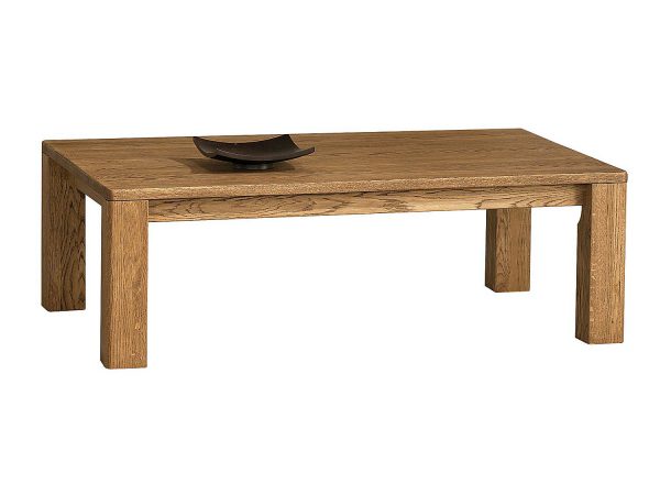 Rustykalny stół z dębu z dekoracyjną misą – styl industrialny