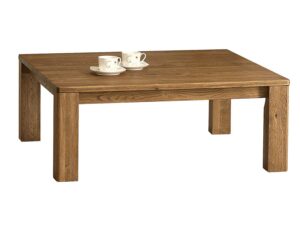 Drewniany Mały Stolik Kawowy 100×100 cm Pekin