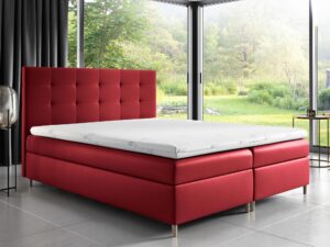 miniaturka Łóżko Z Zagłówkiem Pikowanym MOTOSU