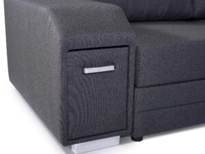 miniaturka Turkusowy Narożnik Z Pufą I Schowkiem FERRAZ