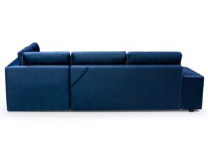 miniaturka Turkusowy Narożnik Z Pufą I Schowkiem FERRAZ