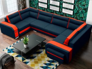 miniaturka Narożnik Podkowa Z Dużą Powierzchnią Spania FORTOLEZA U