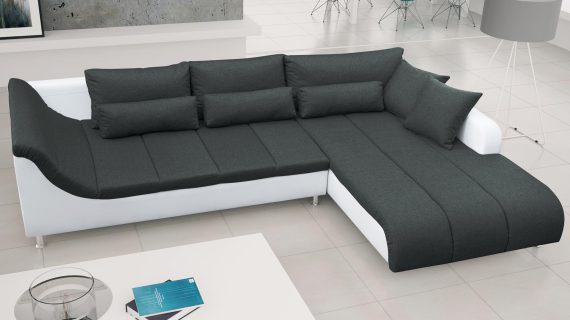 Duży Narożnik 325 Cm Z Poduszkami CHARTUM - obrazek 7