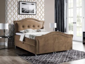 miniaturka Łóżko Pikowane Z Diamentami TAKAI