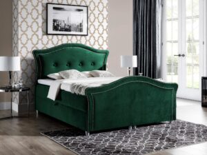 miniaturka Łóżko Pikowane Z Diamentami TAKAI