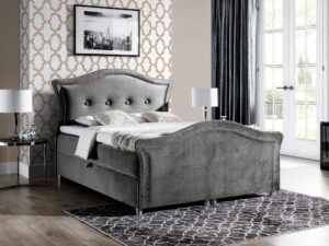 miniaturka Łóżko Pikowane Z Diamentami TAKAI