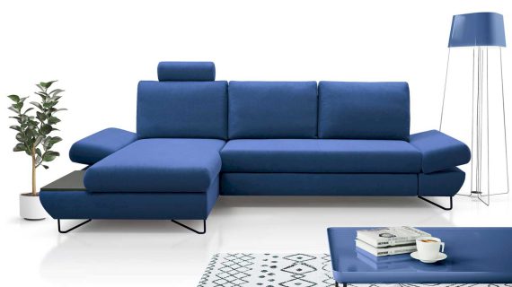 Nowoczesny narożnik LOFT + zagłówek - obrazek 3