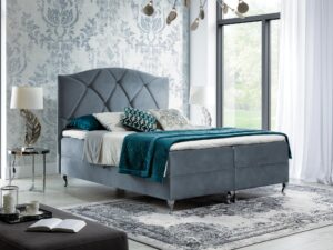 miniaturka Luksusowe Łóżko Tapicerowane KAZUNO