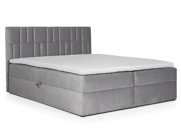 Nowoczesne Łóżko NEMURO 3 białe tło