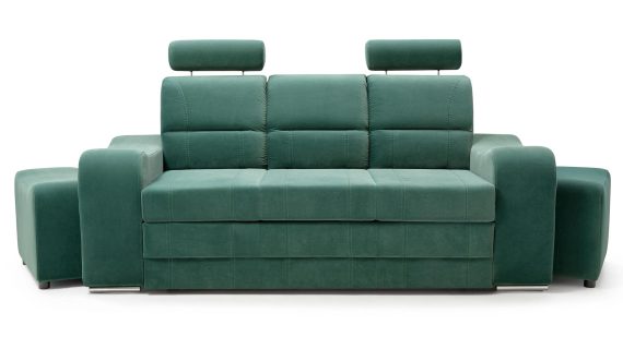 Nowoczesna Sofa Do Salonu z Pufami AKIRUNO - obrazek 28
